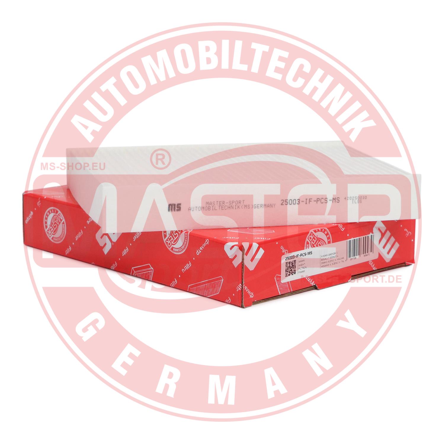 MASTER-SPORT GERMANY 25003-IF-PCS-MS Filter vnútorného priestoru